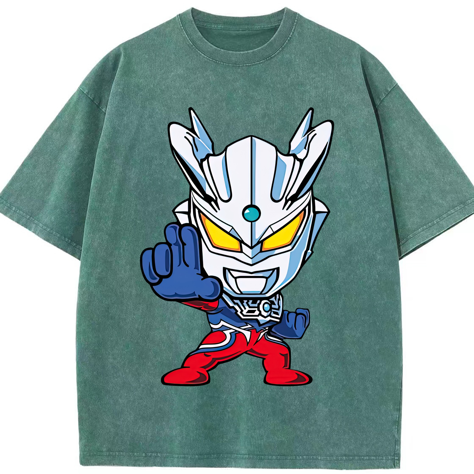 （画像用） ウルトラマン Ultraman 綿100% ヴィンテージ風 半袖Tシャツ（フロントプリント）